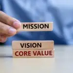 Mission, Vision and Core Value blocks